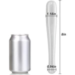 Anal Dildo Glass Butt Plug Clear Anal Trainer G-Spot Prostate Stimulation Masturbation Baseball Bat Wand Adult Sex Toys For Men Women Couples (Small)