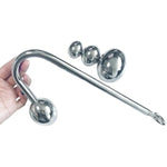 Replaceable Metal Anal Ball Sex Toy Toy Single Ball Bead Anal Hook Anal Plug Set Adult Supplies