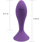 Silicone Anal Plugs Trainer:Waterproof Anal Plugs Toys Butt Plugs With Suction Cup Anal Expander Training Anal Plug Anal Sex Toys For Beginner Men Women Couples Anal Toys Dildo (M)