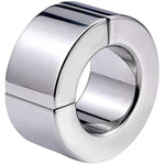 Stainless Steel Weight-Bearing Penile Pendant Stretching Exercise Magnetic Ring Metal Penis Cock Ring Toy(A3)