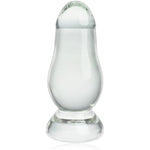 Super Large Butt Plug Trainer Glass Anal Plug Prostate Massage Sex Toy,Huge Crystal Anal Plug Anal Sex Toys For Advanced Adult Men Women And Couples (S)