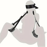Bdsm Bondage Kit With U-Shaped Pillow Sex Swing Sling Adult Sex Toys With Adjustable Thigh Cuffs Leg Straps Bed Restraints Sets For Sm Game Beginner Couples Sex Pleasure