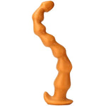 Super Long Anal Beads, Ultra Soft Liquid Silicone Anal Plug Flexible Butt Plug Prostate Massage Anal Sex Toys For Men Women Couples (M)