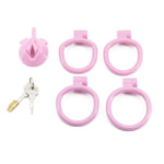 Men'S Flat Mini Portable Resin Cage (42Mm/45Mm/48Mm/52Mm) (Pink)