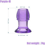 Sm Trainer Soft Rubber Hollow Anal Plug Anal Expansion Wearable Anal Plug Adult Sex Toys For Male Pleasure Teasing Flriting 3 Pcs