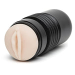 Thrust Pro Ultra Abbie Male Masturbator Cup - 6 Inch Extra Tight Realistic Vagina With Textured Canal - Vibrator Compatible Male Sex Toy - Self Pleasure Toy For Men - Waterproof - Flesh Pink