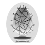 Masturbator Egg 3 Pack - Stroker For Male Masturbation, Portable Pleasure Sleeve, Super-Stretchy, No Lubricant Required, Disposable, Single-Use (Crunchy)