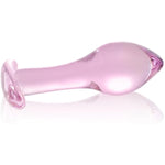 Anal Butt Plug Training Kit, 3 Pcs Glass Anal Trainer Dilator With Long Neck Anal Adult Sex Toy For Men Women Couple Masturbation (S/M/L)