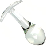 3Pcs Glass Anal Plug Adult Sex Products Training Kit Anal Beads Butt Plug Masturbator Toys With Anchor Bottom, Smooth Glass Sex Toys For Men Women Beginners Advanced Players Pleasure (Transparent)