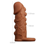 Silicone Cock Ring Penis Extension Sleeve And Penis Sleeve Silicone Realistic Cock Extender