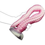 Long Size Soft Flexible Monster Silicone Dildo Anal Dildo, Adult Sex Toy For Men Women Couples, Octopus Tentacle Dildo Fantasy, With Different Textures And Ridges Optional Size (Xl)
