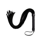 Adult Whip Bdsm Flogger Sex Whip For Couples Bedroom Play, Foreplay Accessory, Sexy Look, Black 27"