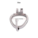 Ergonomic Design 304 Stainless Male Chastity Device Base Ring Spares With Separation Hook Compatible With 1.38" Pilot Hole Cage H1140 (1.57 Inch / 40Mm)