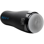 Auto Milker 15X Sucking Male Masturbator Toy With Triple Sensations | Warming Suction Vibration | Adult Sex Pleasure Toy | 3 Speeds & 5 Stimulating Patterns Of Vibration, Black