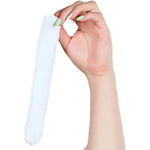 Silk Velvet Masturbation Stockings For Men - Soft Washable Pleasure Sleeve Toy, Hands-Free Adult Intimate Accessories (White)