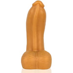Realistic Dildo With Powerful Sucker Base, Liquid Silicone Thick Dildo Penis Soft Skin-Friendly G-Spot Giant Dildo With Thick And Rough Testicle Base (M)