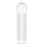 Wohutar New Soft Realistic Sleeve Extender Sheath For Men Reusable Male Enhancement Extension Sleeve-Transparent