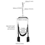 Adult Sex Swing with Stand for Bedroom - 360 Degree Rotating Swivel Swing Bondage Kit