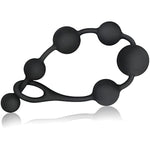 Silicone Anal Bead Butt Plug Anal Trainer Anal Chain With 6 Different Size Balls And Pull Roop For Men Women