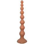 Long Anal Beads Anal Plug With 8 Anal Balls Ultra Soft Anal Chain Butt Plug With Strong Suction Cup Flexible Anal Sex Toys Anal Trainer For Men Women Couples Anal Toys (Skin Color, L)