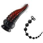 Tentacle Dildo Vibrator + 22Inch Super Long Anal Beads