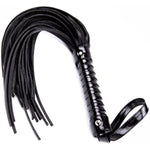 Sex Whip For Adult Couples Games, Belted Black Leather Bdsm Whip For Spanking, Kinky Sex Toy Floggers Adult Play 28"