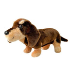 Dogs Stuffed Animals,16”Dachshund Stuffed Animals Toys Plush Dog Stuffed For Kids,Girls,Boys,Pet,Soft Cuddly Plush Toy Realistic Dog Toys As Birthday Gift (Brown)
