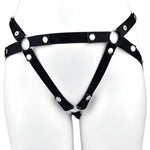 Fixed Chastity Belt For Men,Adjustable Elastic Chastity Pants Harness Strap On Dildo String,Anti-Fall Cock Cage/Penis Ring/Dildos Cb Bondage Accessories For Mens (Black)