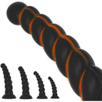 Soft Silicone Anal Plug For Men And Women Extended Anal Strip Spiral Anal Masturbation Device Adult Sex Toy