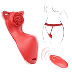 Women Sex Toys Wearable Panty Vibrator, Female Adult Sex Toy With 10 Vibration Modes, Remote Control Rose Clitoral Stimulator Vibrator, Couples Sex Toy For Women'S Pleasure Sexual
