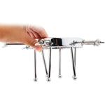 Stainless Steel Anal Stretcher Butt Expander Adjustable Butt Anal Fist Play Tunnel Plug Bdsm Sex Toys For Men Women