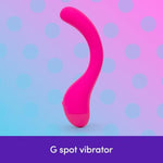 Power Play G Spot Vibrator For Women | Silicone Vibrating Curved Dildo Personal Massager | 7 Powerful Vibration Modes | Sexual Pleasure Tools For Women | G Spot Wand Couples Adult Sex Toys
