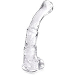 11.4 Inch Huge Realistic Dildo, Soft Lifelike Horse Jelly Penis With Strong Suction Cup, Adult Anal Sex Toys For Women, Men (Clear M)