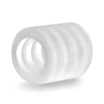 X5 Men Downtown Bj Stroker - Oral Sex Enhancing Masturbator Ribbed Male Stroker - Use Solo Or With Your Partner - Ultra Soft Made From X5 Plus Sex Toy For Men And Couples - Clear