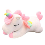 Unicorn Stuffed Animals, Soft Unicorn Plush Hugging Pillow Toy Gifts For Kids (White, 12 In)