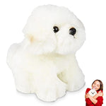 White, Fluffy, Adorable,6 Inch Plush Bichon Puppy! Super Cuddly And Huggable! Great Gift Idea For Anyone - Even Your Pup - Perfect For Animal Lovers Of All Ages - Ages 3+