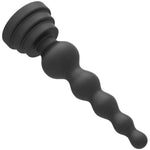 Versatile Anal Beads & Plug Dildo With Suction Cup - Perfect As Prostate Massager And Male Adult Toy, Ideal Sex Toys For Beginners & Experienced Users, Premium Black Design