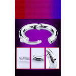 Stainless Steel Men'S Metal Penis Ring With Delayed Ejaculation And Adjustable Penis Weight Physical Training Ring, Sizes 40-50Mm, 30-40Mm