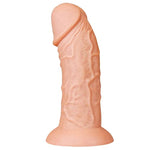 9.5'' Realistic Curved Dildo, 7'' Dual Layered Platinum Silicone Cock