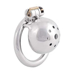 Metal Chastity Device Male Comfortable Virginity Lock Chastity Belt With Small Cage C245 (1.77 Inch / 45Mm)