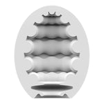 Masturbator Egg 3 Pack - Stroker For Male Masturbation, Portable Pleasure Sleeve, Super-Stretchy, No Lubricant Required, Disposable, Single-Use (Riffle)