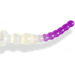Long Beaded Anal Plug Dildo Adult Sex Toys With Suction Cup, 10 Beads Butt Plug Stimulation Soft Flexible Waterproof Massage Anal Masturbator For Men And Women Pleasure (Transparent Purple, S) (Large)
