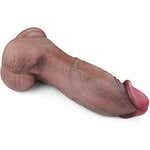 11" Large Realistic Dildo Big Anal Dildo Huge Suction Cup Silicone Dildo Monster Dual Density Anal Toy Plugs Large Strap On Thick Adult Sex Toy For Women