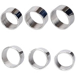 Men'S Shickened Stainless Steel Penis Ring, Locking Ring, Load-Bearing, Men'S Base Ring, Penis Locking Ring, Fixing Ring, Finger Wrench