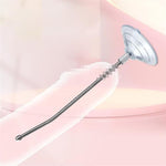 Catheter Plug Smooth Urethra Expansion Suction Cup Urethral Plug Metal Urethral Dilator Sm Adult Sex Toys(M)