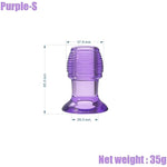 Sm Trainer Soft Rubber Hollow Anal Plug Anal Expansion Wearable Anal Plug Adult Sex Toys For Male Pleasure Teasing Flriting 3 Pcs