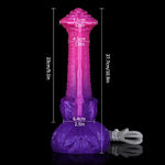 10.9" ?Kelpie?Realistic Cumming Horse Dildo Long Thick Big Animal Dildo With Flared-Tip For Explore New Depths, Massive Squirting Suction Cup Dildo Adult Sex Toy For Women Men,L
