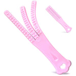 Textured Spanking Paddle For Sex Play, Rubber 3 Fingers Slapper With Bumps Flexible Flirt Toy For Sm Bondage Game Adult Couple 10.82 Inch Pink