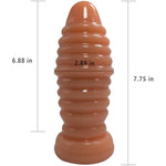 Giant Large Anal Butt Plug Trainer 2.89''Diameter Huge Thick Anal Dildo Anal Beads Big Anal Plug Anal Toys Sex Toys For Advanced Men Women Couple Suction Cup Anal Plugs (Skin Color)