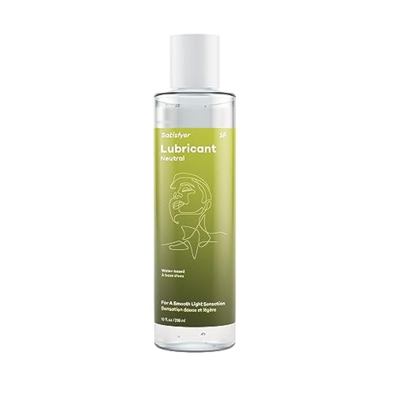 Neutral Lubricant - Water Based Lube For Men, Women And Couples, Oil Free, Condom Friendly, Natural Lubricated Effect - 10 Oz. Bottle